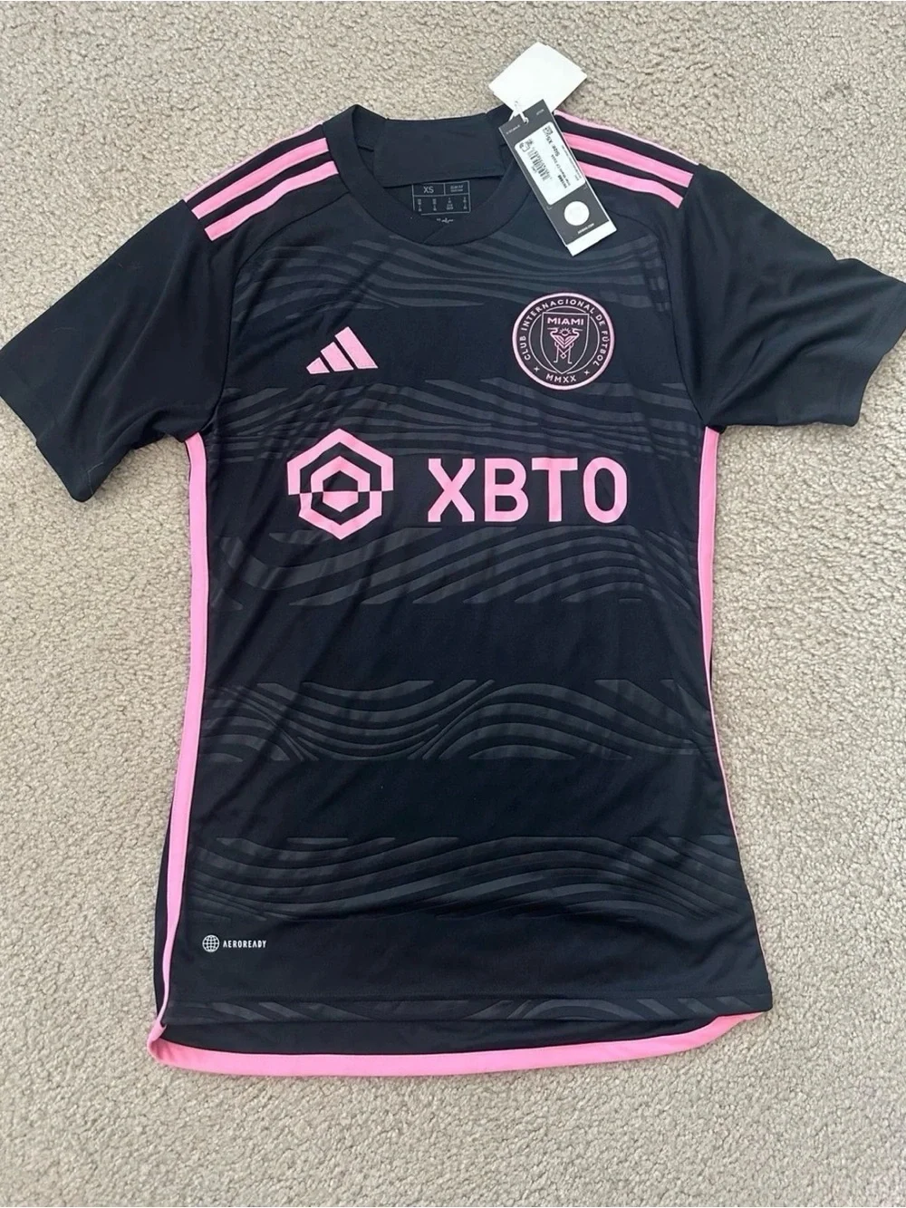Adidas Lionel Messi #10 Black 2023 Adult Inter Miami Size Xs New